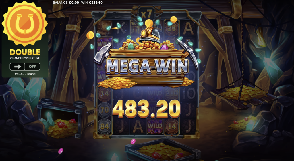 Gold Mine Mystery win.