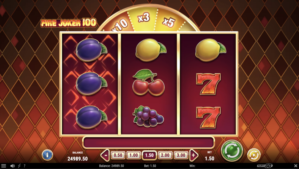 Fire Joker 100 gameplay.