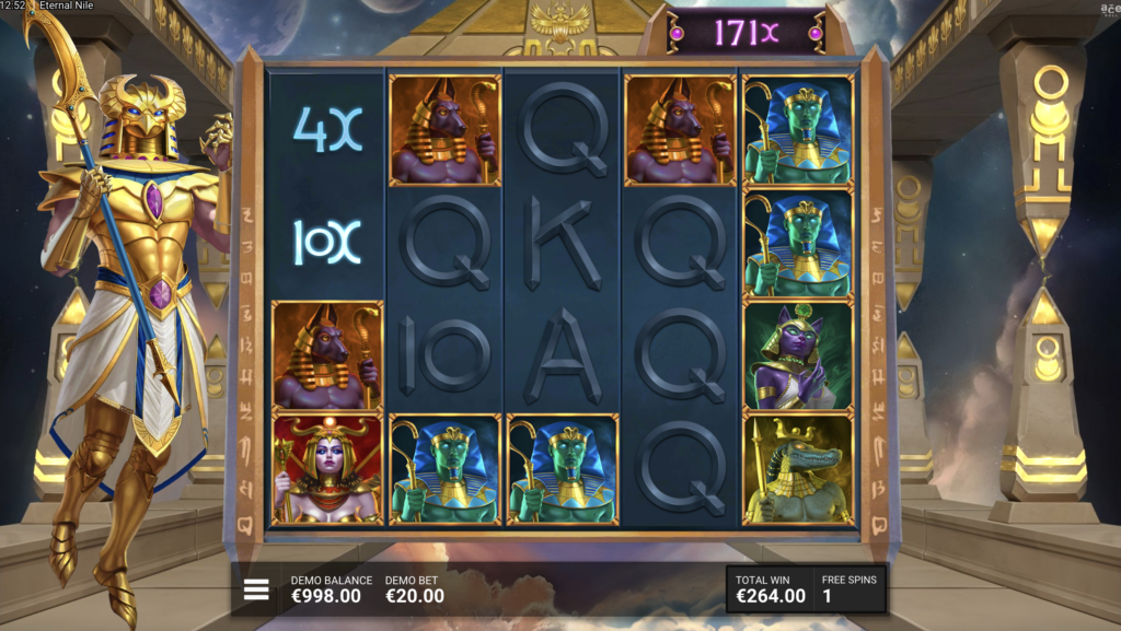 Eternal Nile free spins.