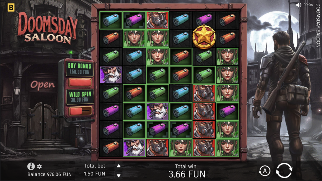 Doomsday Saloon gameplay.