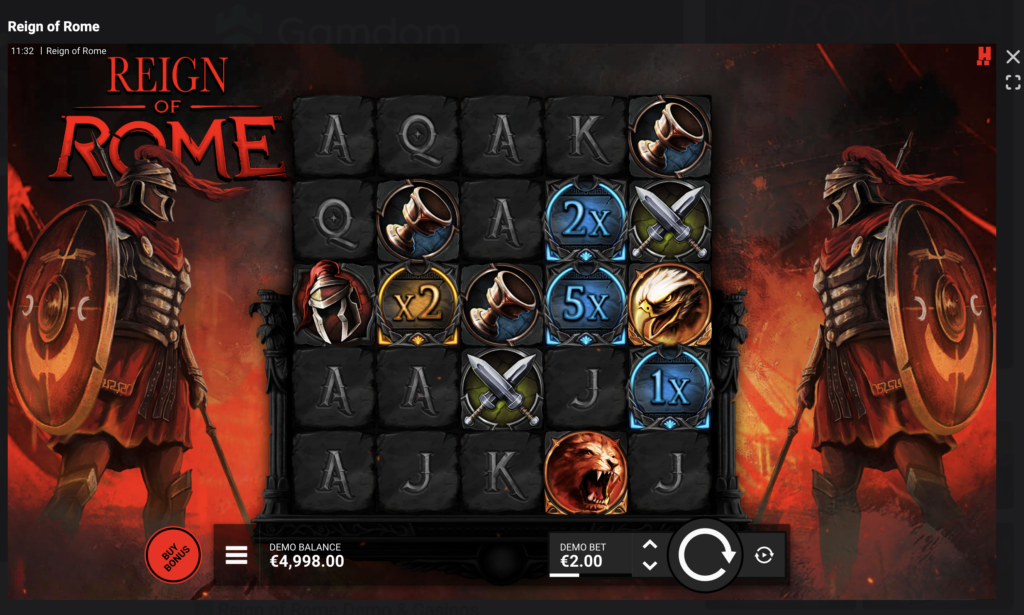 Reign of Rome gameplay.