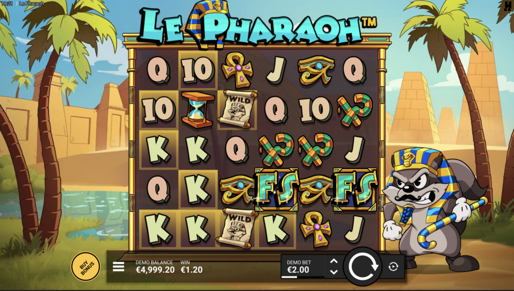 Le Pharaoh gameplay.