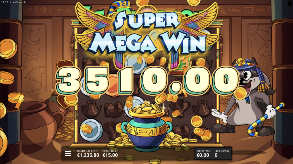Le Pharaoh Super Mega Win