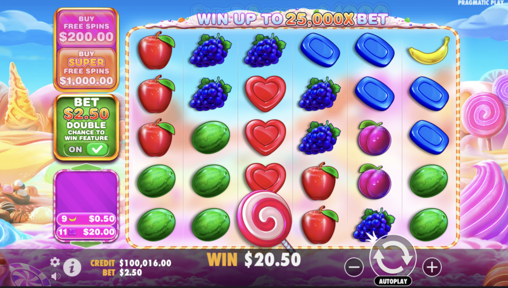 Sweet Bonanza 1000 gameplay.