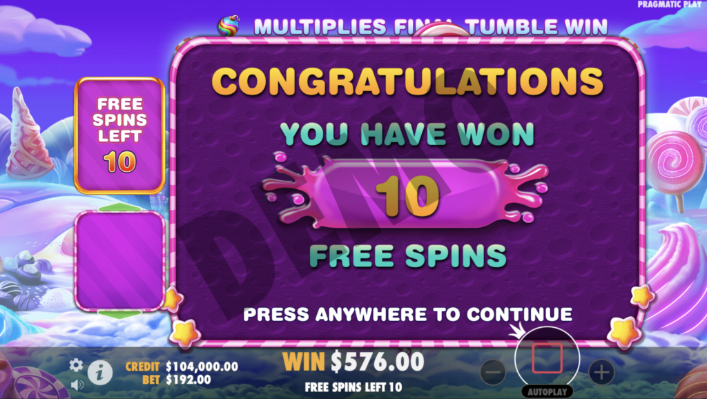 Sweet Bonanza 1000 free spins.