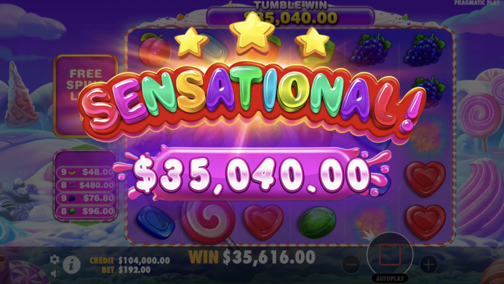 Sweet Bonanza 1000 Win.