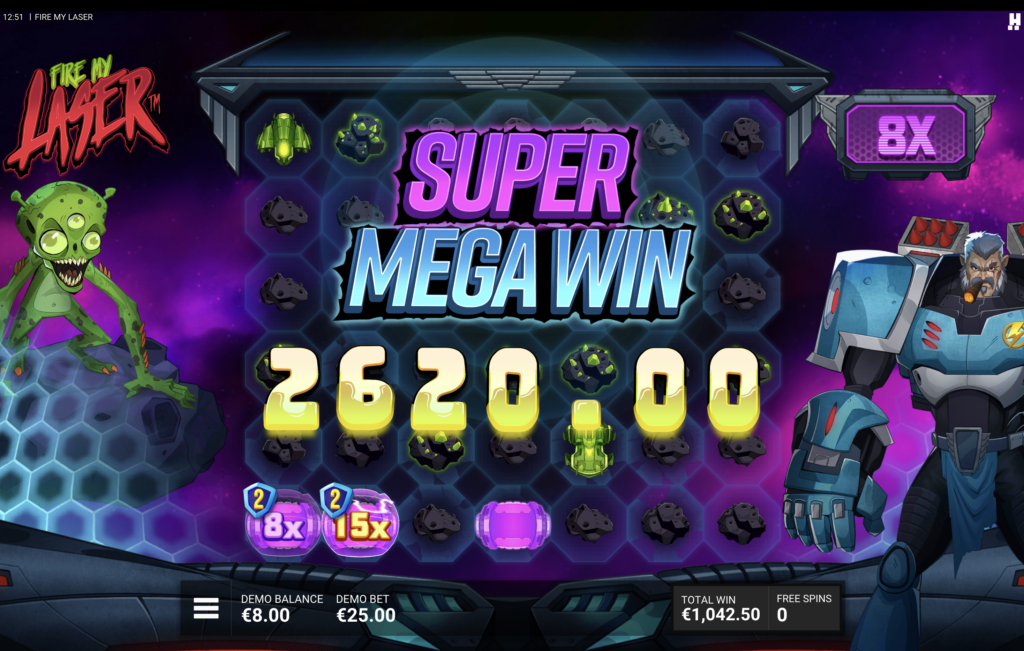 Fire My Laser big win
