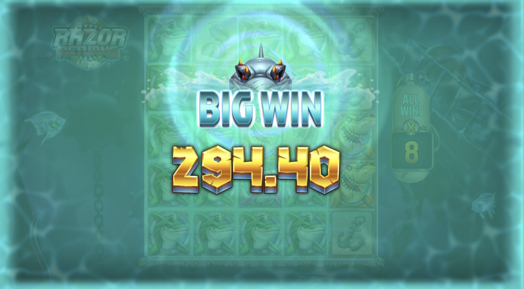 Razor Returns Big Win.