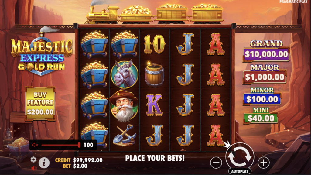 Majestic Express Gold Run gameplay.