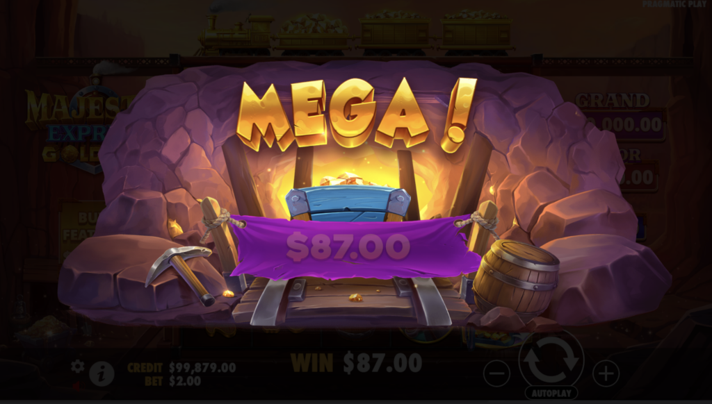 Majestic Express Gold Run mega win