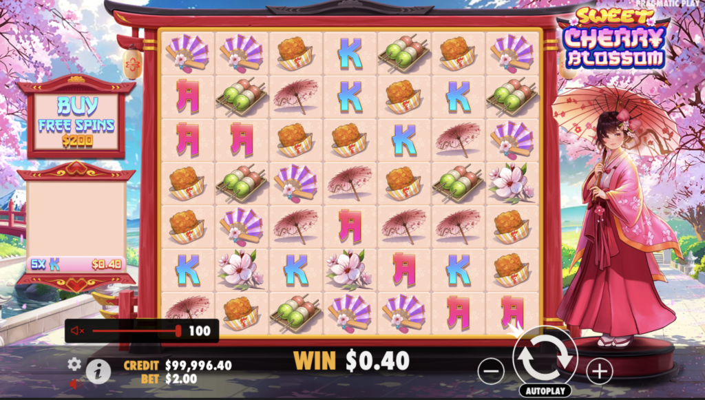 Sweet Cherry Blossom gameplay