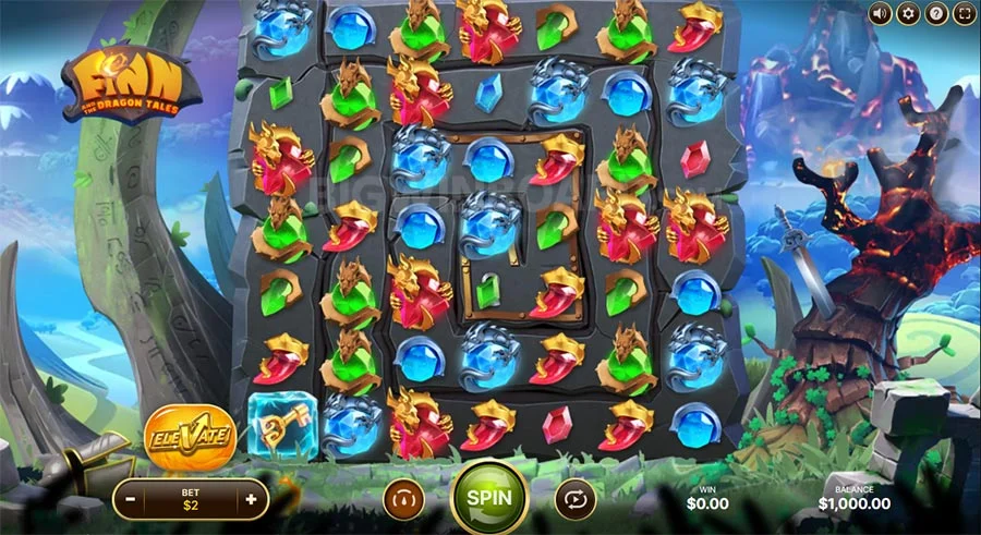 Finn and the Dragon Tales gameplay.