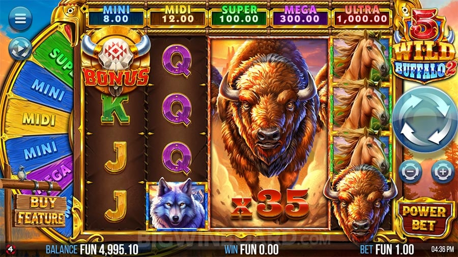 5 Wild Buffalo 2 gameplay