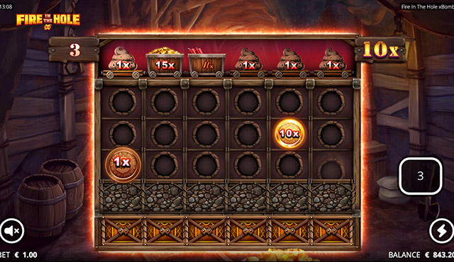 Fire In The Hole Bonus Buy Feature