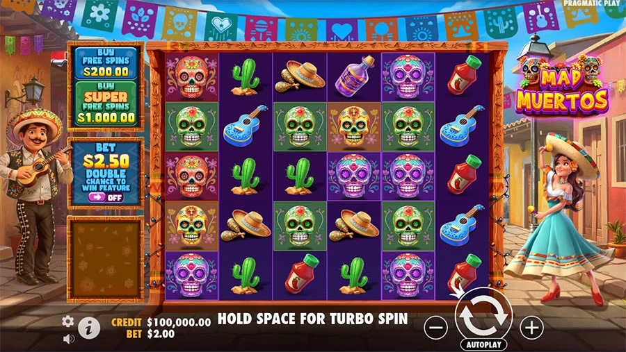 mad muertos slot game