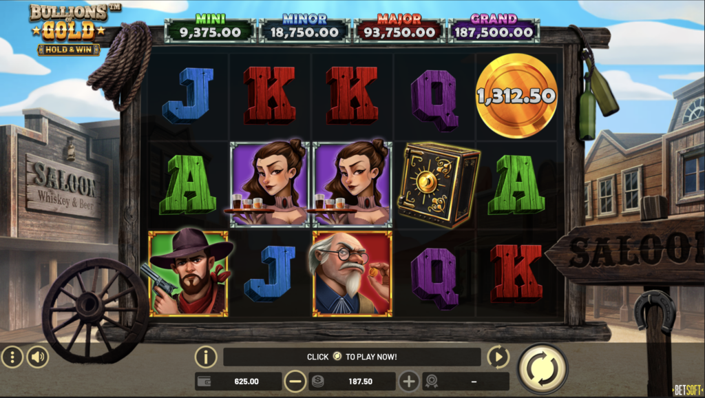 Bullions of Gold Slot Game.