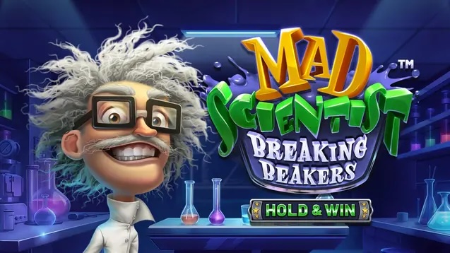 Mad Scientist Breaking Beakers