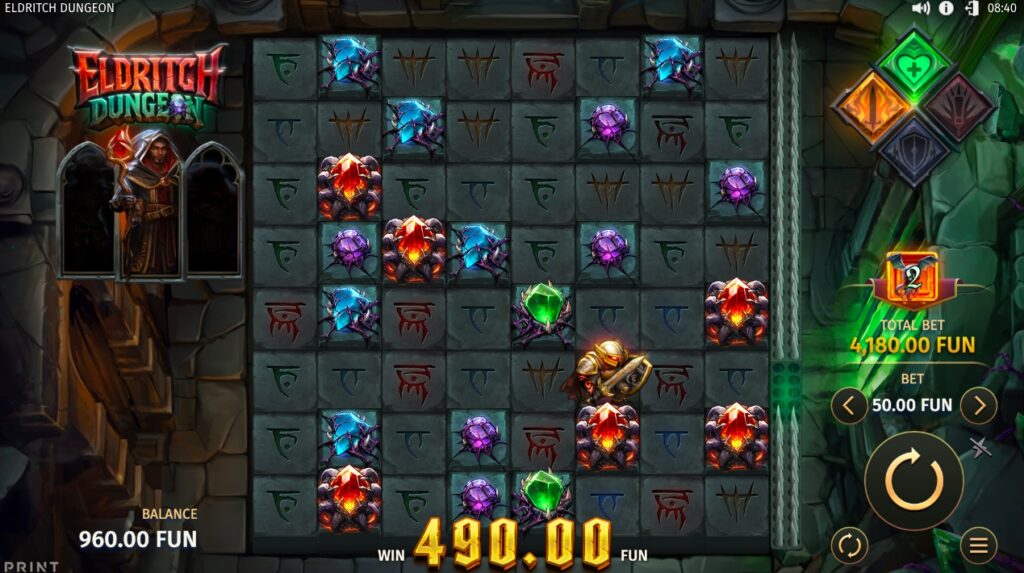 Eldritch Dungeon slot gameplay