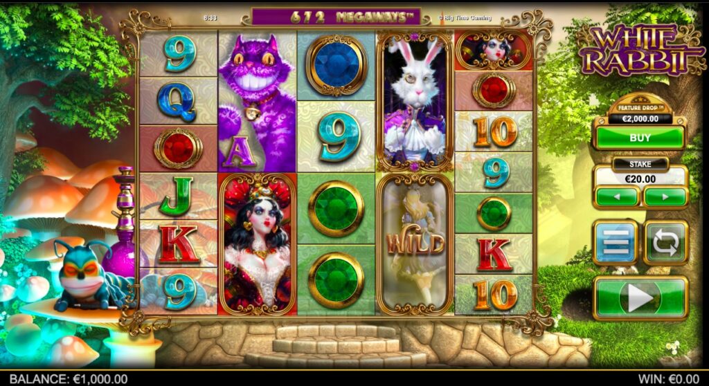 White Rabbit Megaways slot gameplay
