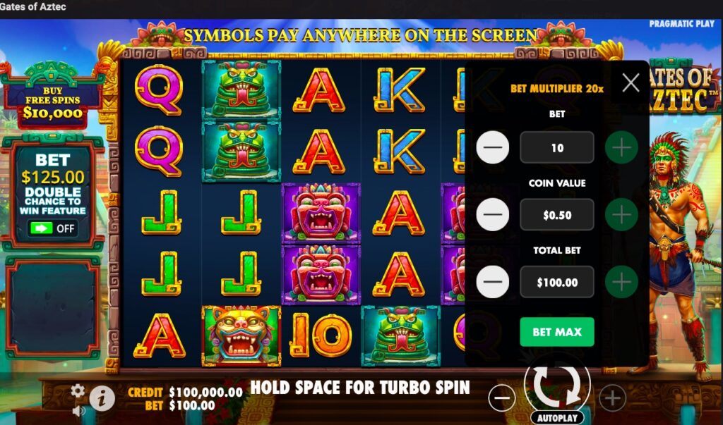 Gates of Aztec gameplay