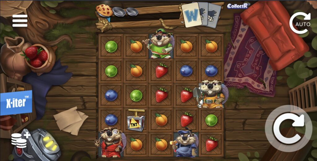 Dam Beavers slot gameplay