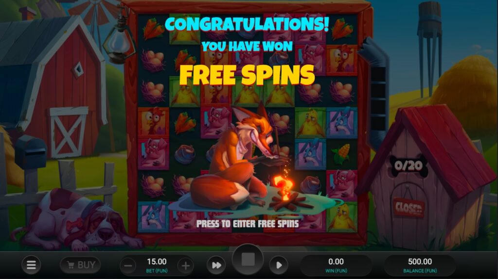 Fat Fox free spins bonus rounds