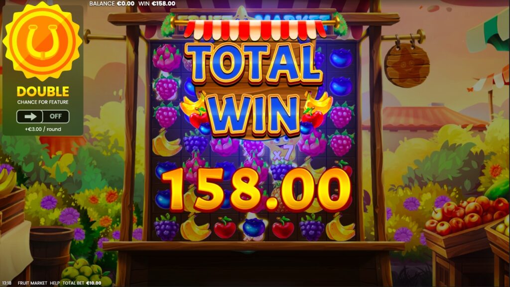 Fruit Market huge slot win
