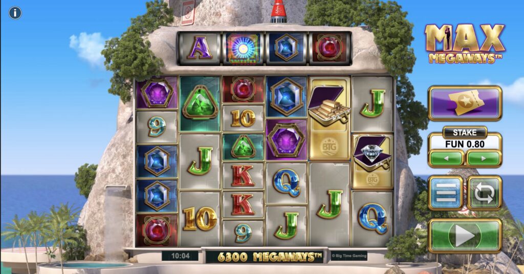 Max Megaways slot gameplay