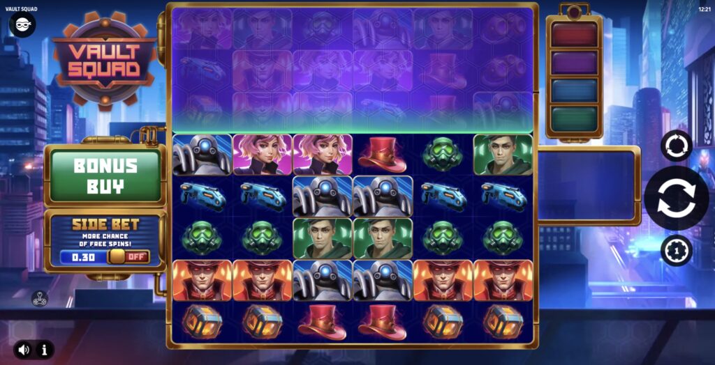 Vault Squad slot gameplay
