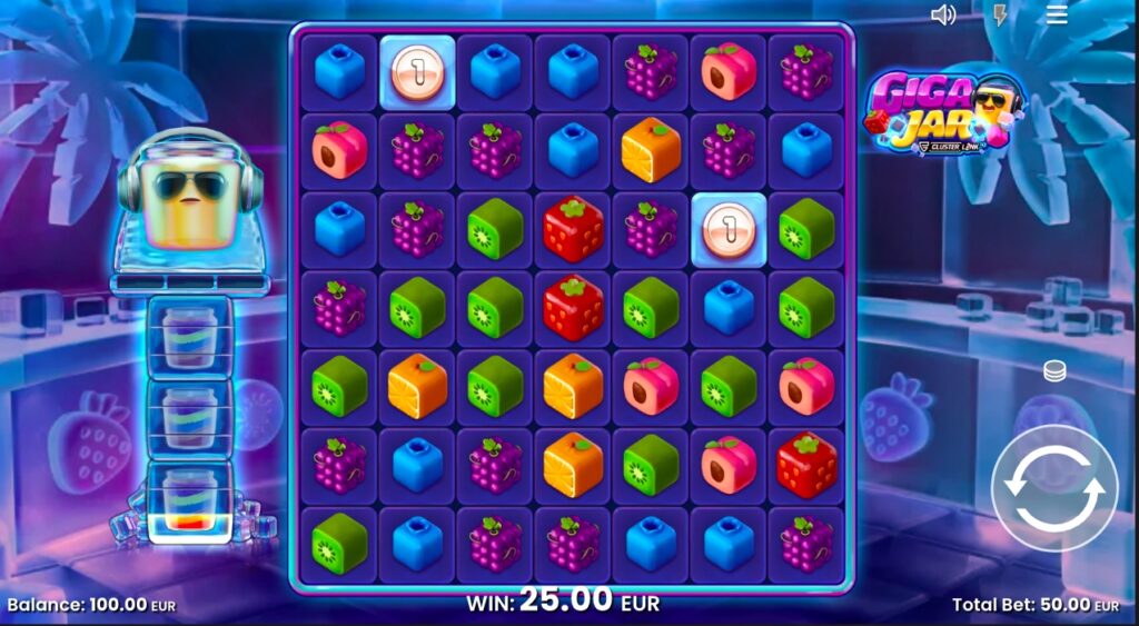 Giga Jar Cluster Link bonus feature gameplay