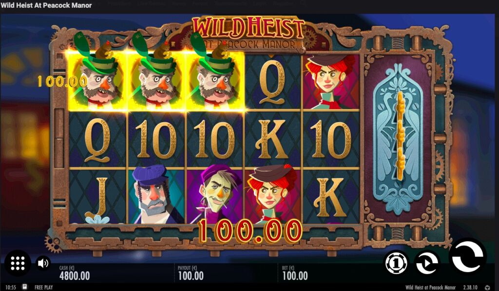 Wild Heist At Peacock Manor win.