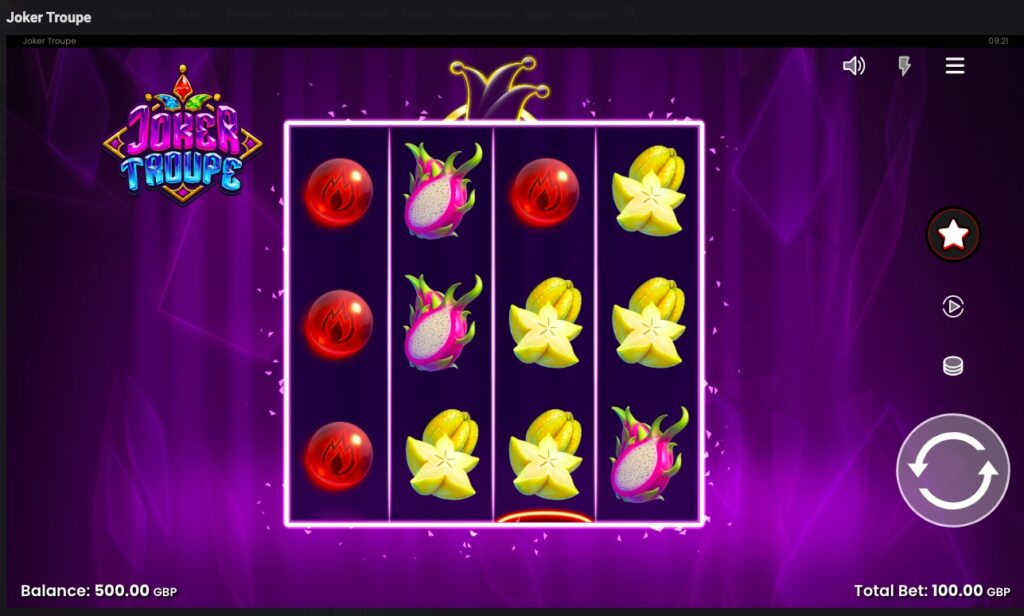 Joker Troupe gameplay