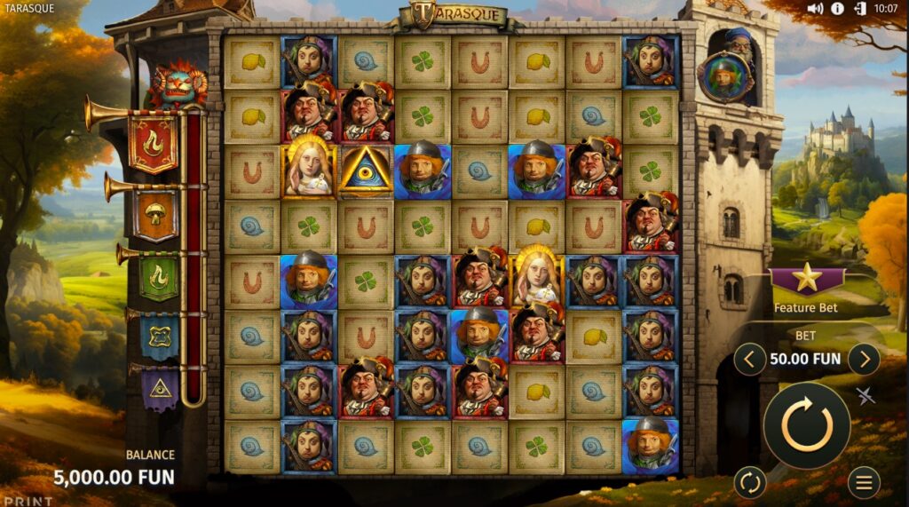 Tarasque DoubleMax slot gameplay