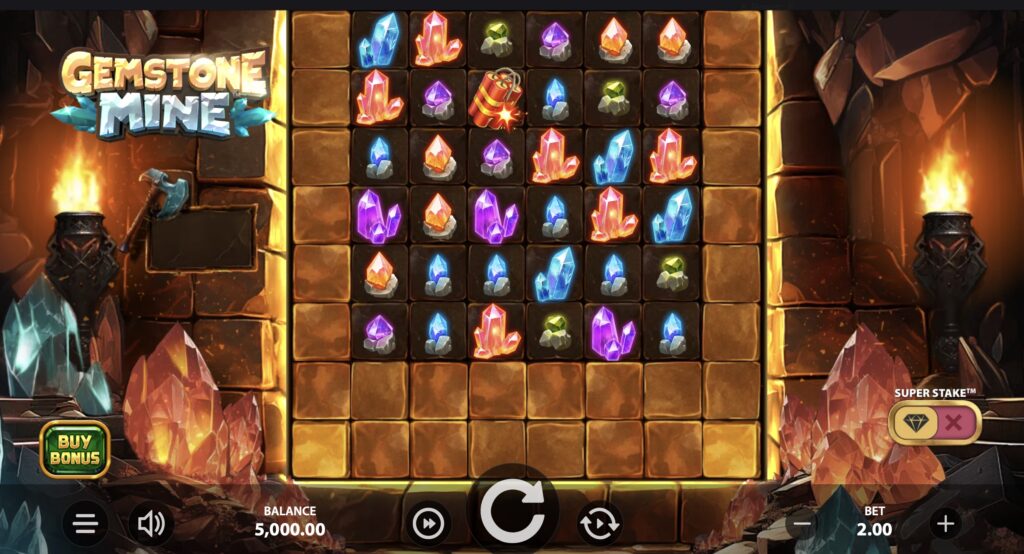 Gemstone Mine slot gameplay