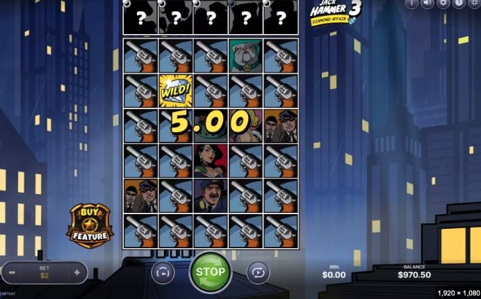 Jack Hammer 3 slot gameplay
