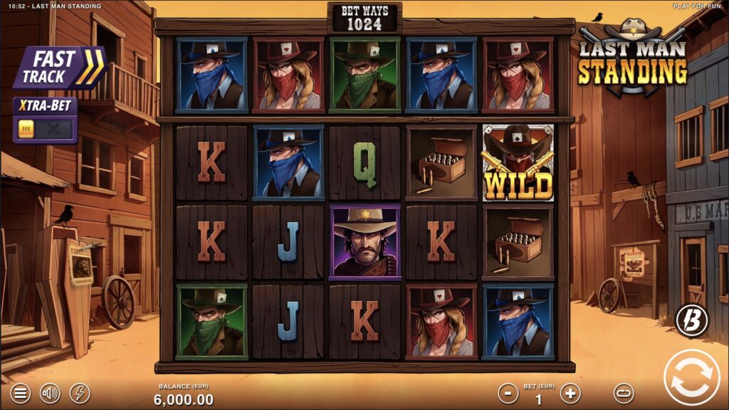 Last Man Standing slot gameplay 