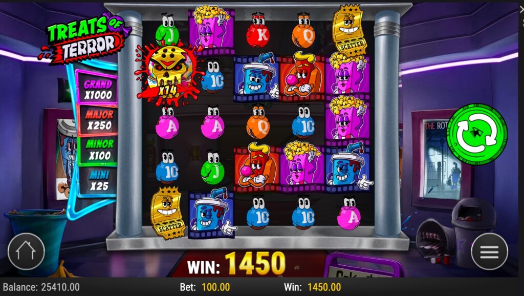 Treats of Terror slot paylines and features