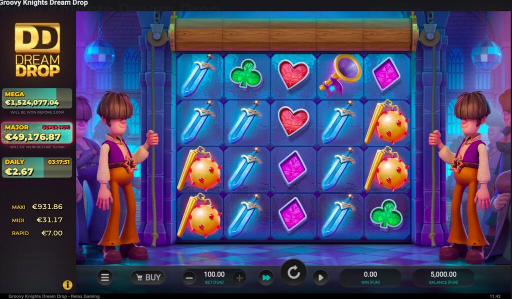 Groovy Knights gameplay