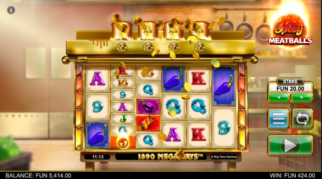 Spicy Meatballs Megaways bonus buy feature