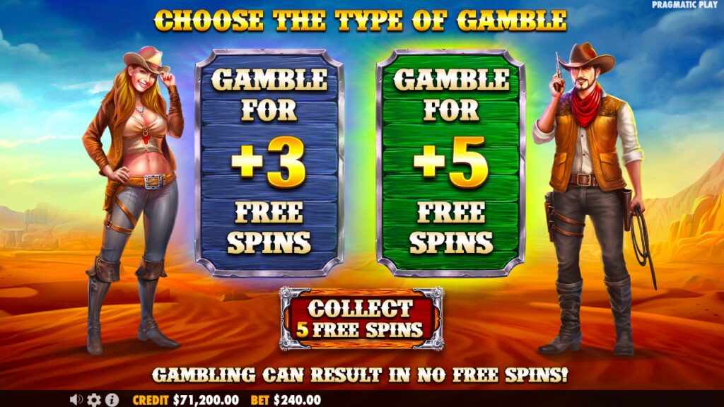 Mustang Gold Megaways free spins bonus feature
