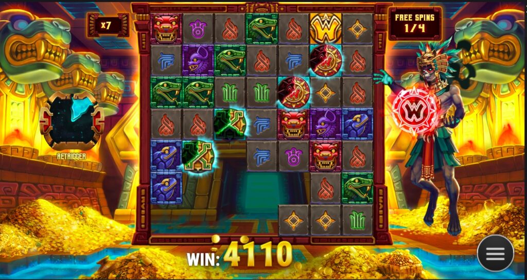 Temple of Tollan paylines and features