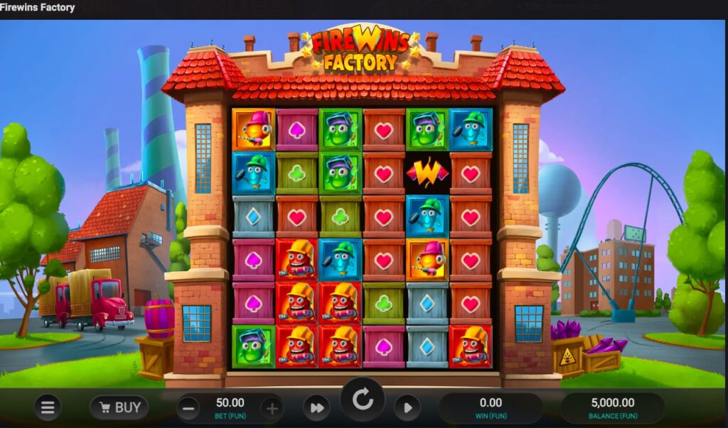 Firewins Factory slot gameplay