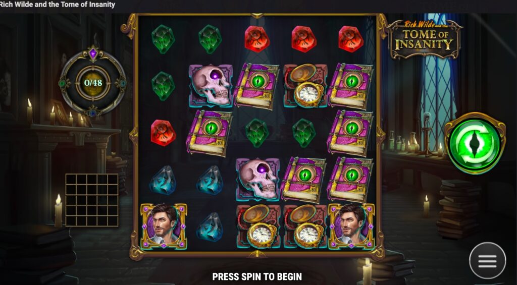 Rich Wilde and the Tome of Insanity slot gameplay