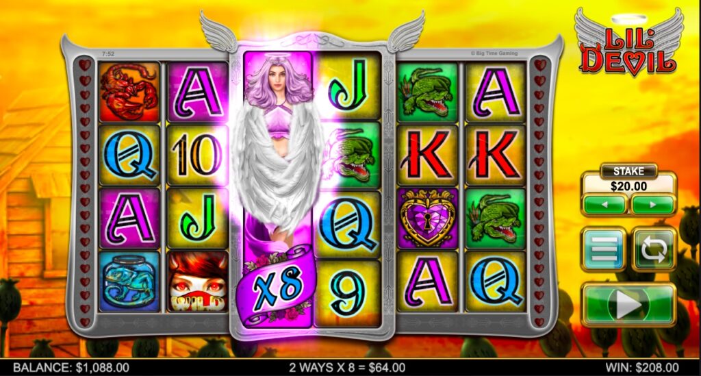 Lil’ Devil free spins multiplier