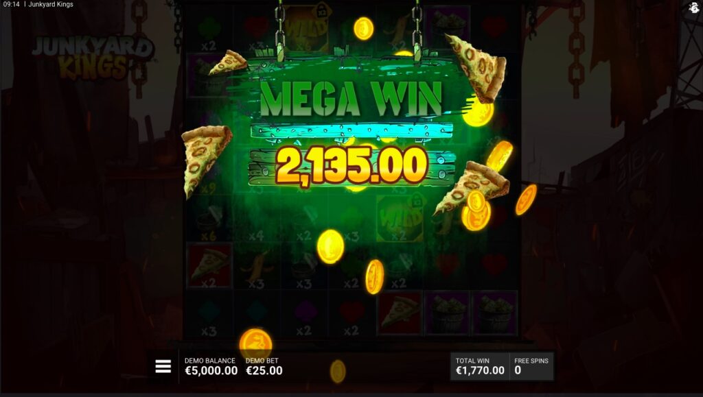 Junkyard Kings bonus rounds gameplay