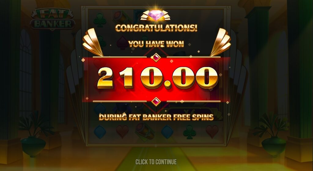 Fat Banker huge slot win