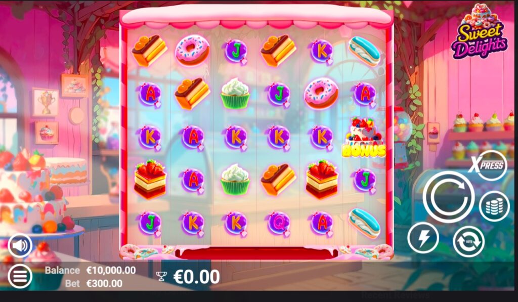 Sweet Delights slot gameplay