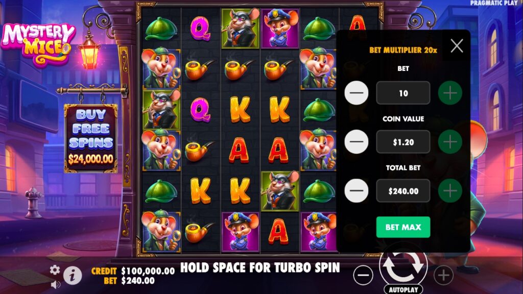 Mystery Mice slot gameplay