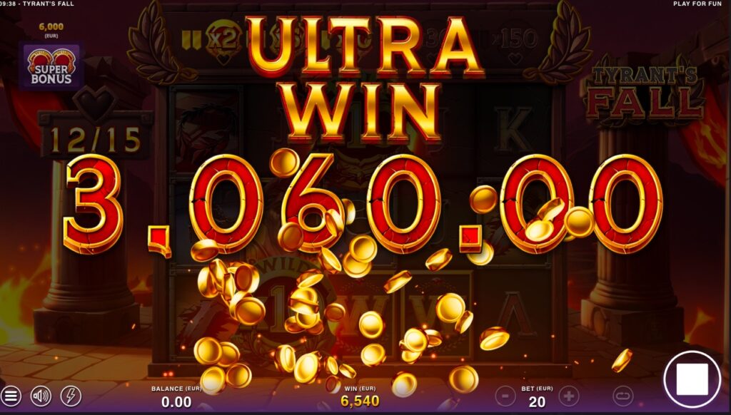 Tyrant’s Fall slot paylines and game features