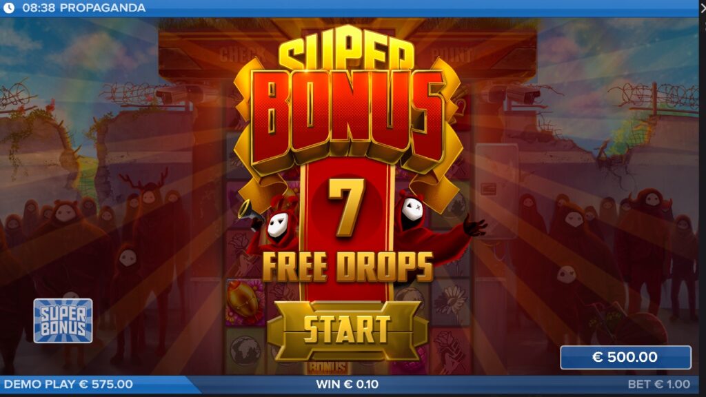 Propaganda free spins bonus rounds